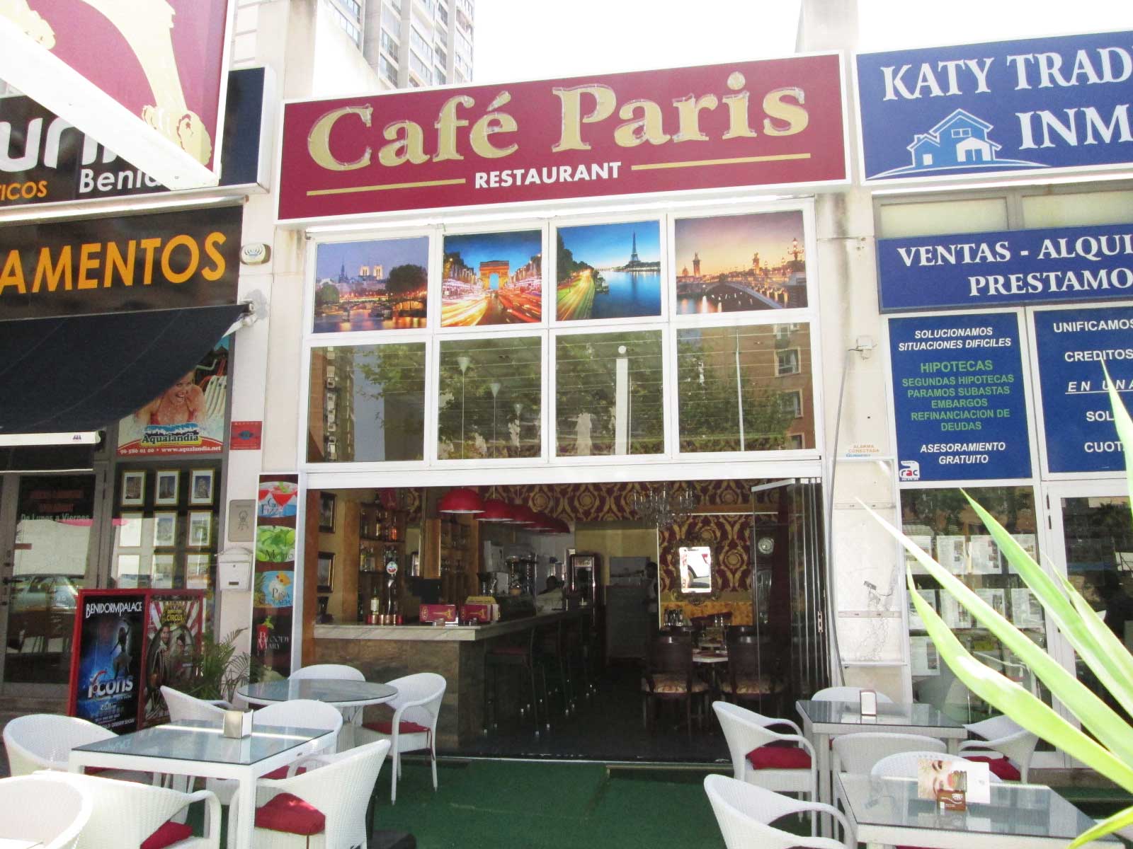 Velocidad supersónica Porque Canguro Cafe Paris | Comida internacional | restaurants | Directory of costablanca  | ilovecostablanca.net